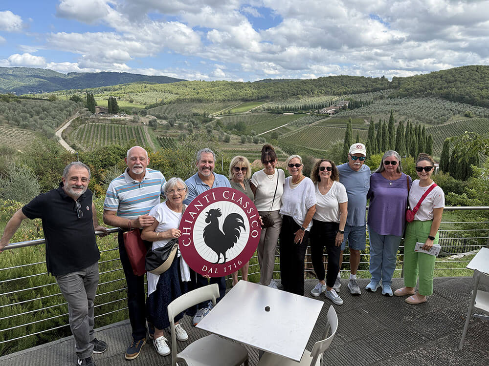 Italian Culinary Adventures Group at Chianti Classico in Modena, Italy